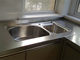 ໂປໂມຊັ່ນຕູ້ countertop ສະແຕນເລດ custom 304 brushed stainless steel kitchen cabinet countertop custom replacement countertop