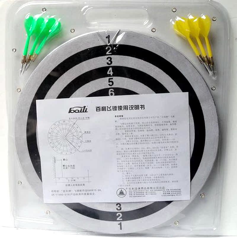Văn phòng thể thao giải trí Bailey ném phi tiêu mục tiêu 1215 inch treo phi tiêu kim hai mặt gắn 4 phi tiêu - Darts / Table football / Giải trí trong nhà bảng phi tiêu