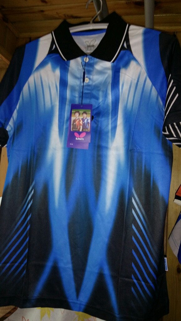 Hu Butterfly table tennis coat with M yard table tennis clothing short sleeves