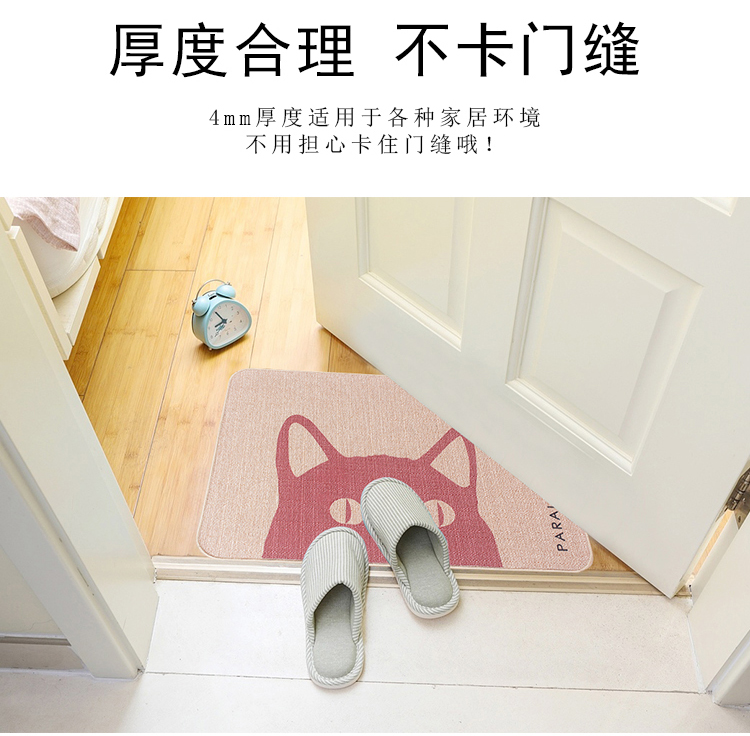 Thảm cửa nhà lối vào cửa phòng ngủ thảm dễ dàng để làm sạch phòng tắm thấm mat tùy chỉnh - Thảm sàn thảm ghép xốp