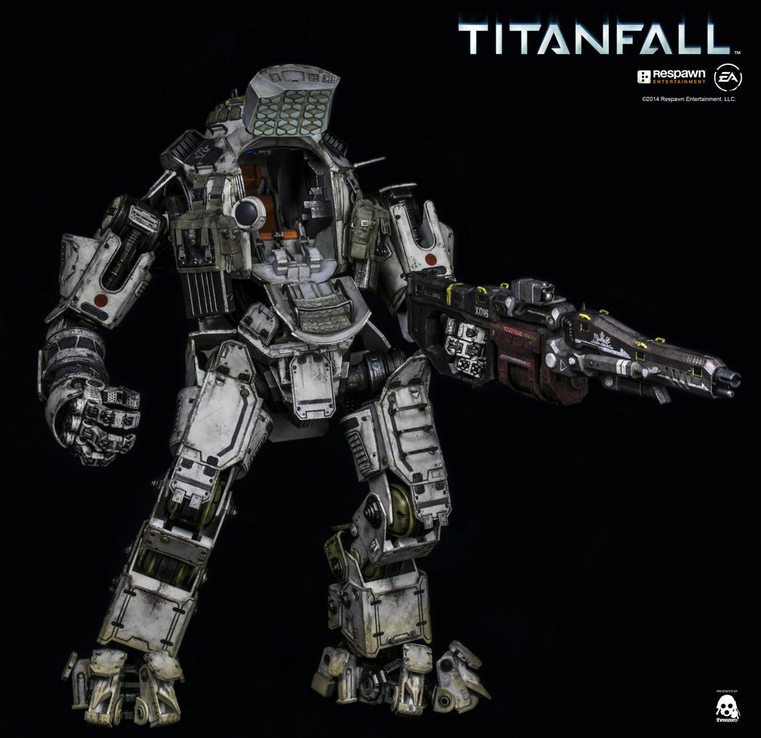 ThreeZero Titanfall Atlas & Amp Pilot Figure Collectibles 1/12