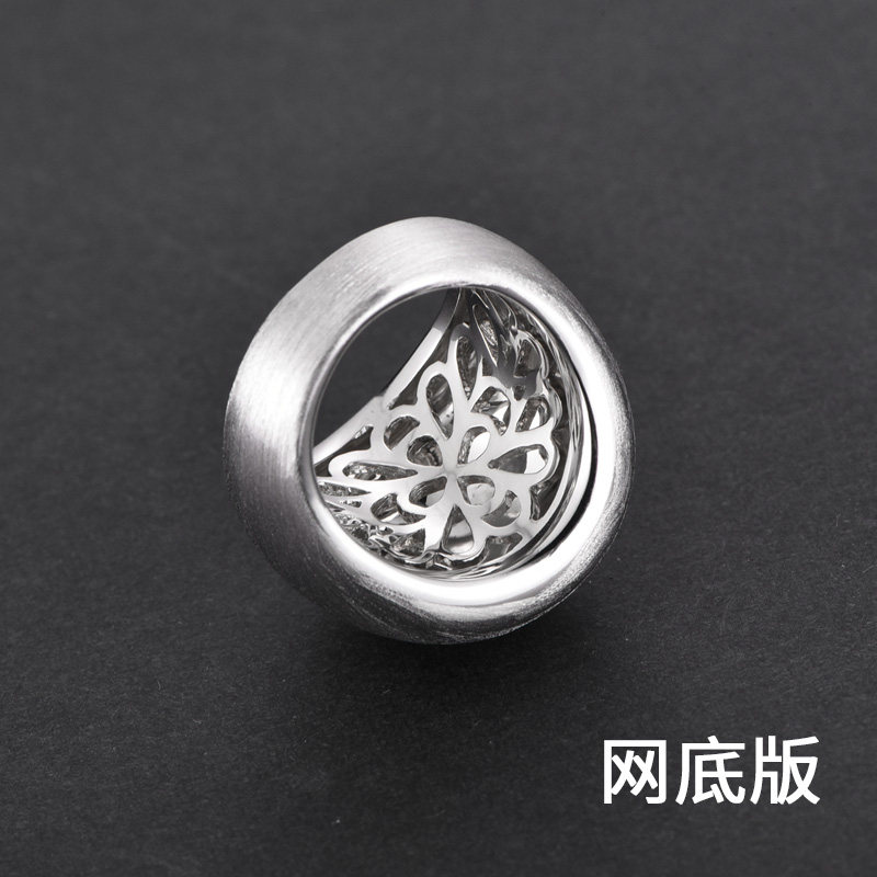 Bague homme MYSH     en Argenterie - Ref 3086632 Image 4