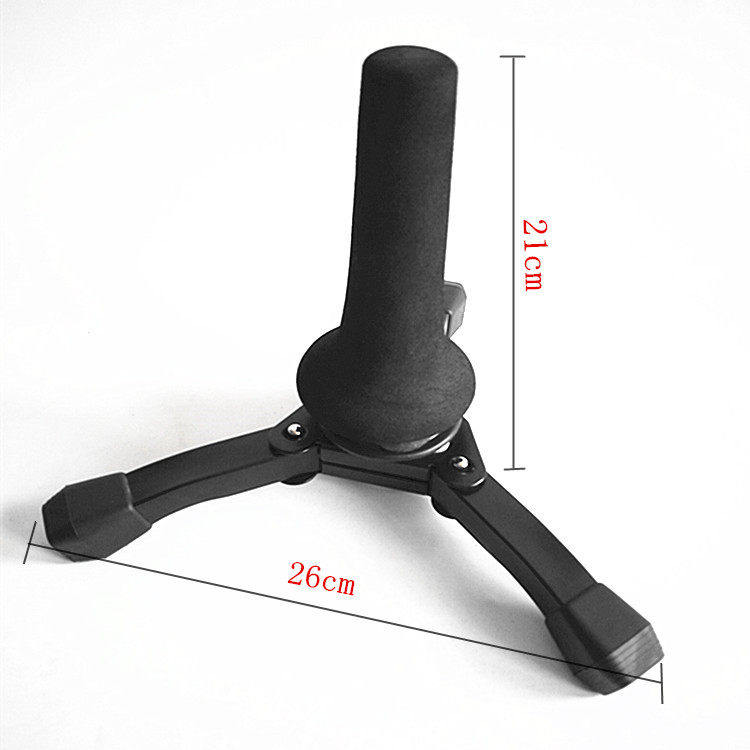 Straight tube soprano saxophone rack thickened vertical clarinet rack clarinet rack flute rack folding portable rack