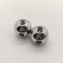 Axusm same accessory 25mm stainless steel six-hole ball steel ball connection M8*1 0 fine tooth inner wire chrome plated round