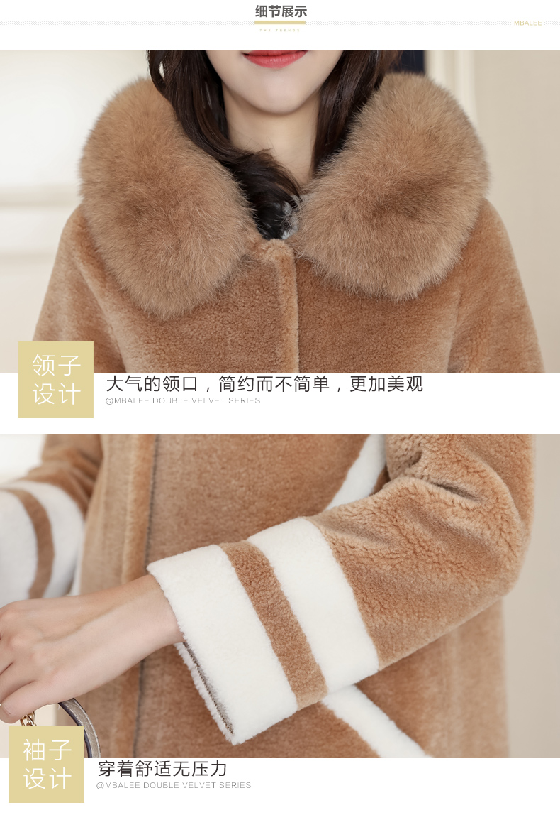 Manteau de fourrure femme MBALEE    - Ref 3175284 Image 29
