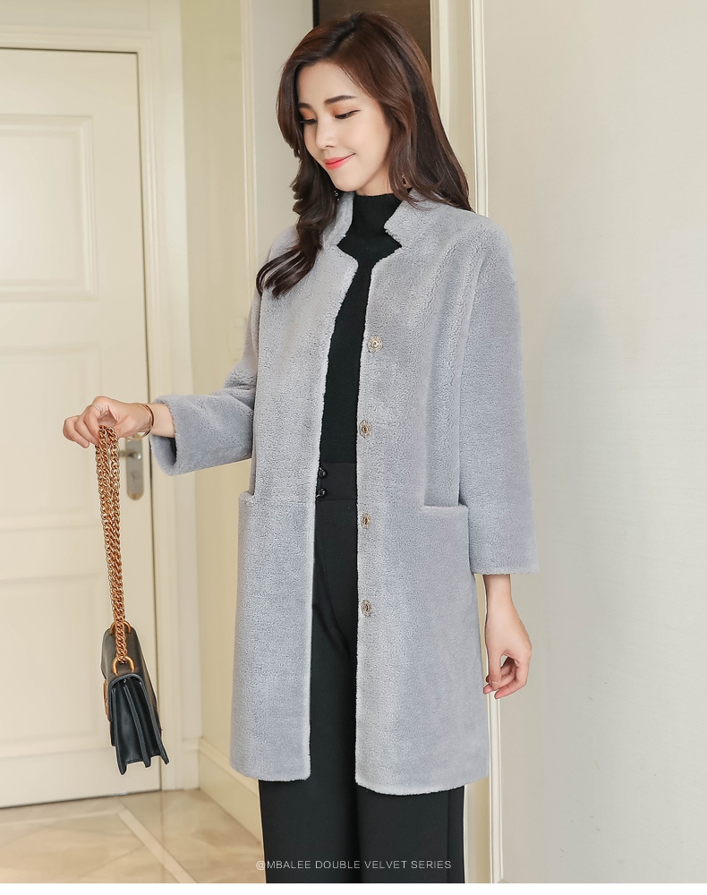 Manteau de fourrure femme MBALEE    - Ref 3173520 Image 46