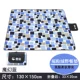 Chiến thắng Acrylic Flannel Picnic Mat Tăng độ ẩm Pad Cắm trại ngoài trời Công viên Mat di chuyển Đệm Crawler Mat - Thảm chống ẩm / Mat / Gối