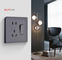 Aqara green rice D1 T1 smart switch Yuanshan gray Z1 XLR five-hole ordinary socket USB Type-c power supply