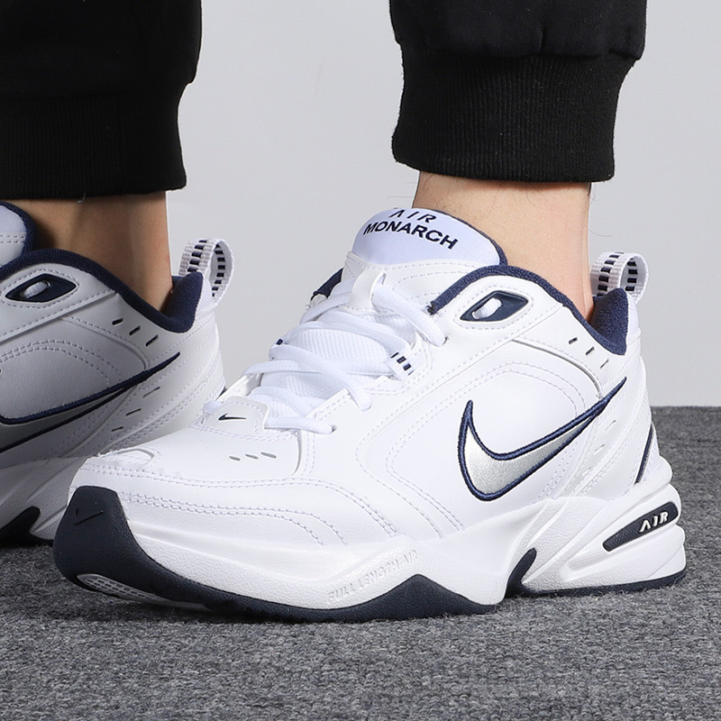 Nike Men's Running Shoes 2026 Spring New Dad Shoes White Big Hook Casual Sports Shoes 415445