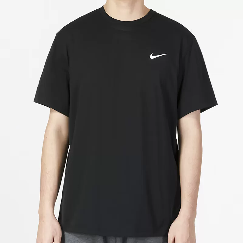 Nike, мужская шелковистая быстрая сушилка летняя футболка для тренинга в зале, с коротким рукавом, впитывает пот и запахи