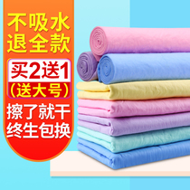 Pet quick-drying absorbent towel bath towel Teddy imitation deerskin towel cat dog special absorbent large products