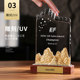 Metal Crystal Trophy Reaching the Peak, High-End Competition Champion, Outstanding Employee Annual Meeting Honor Award, Mountain Peak Trophy