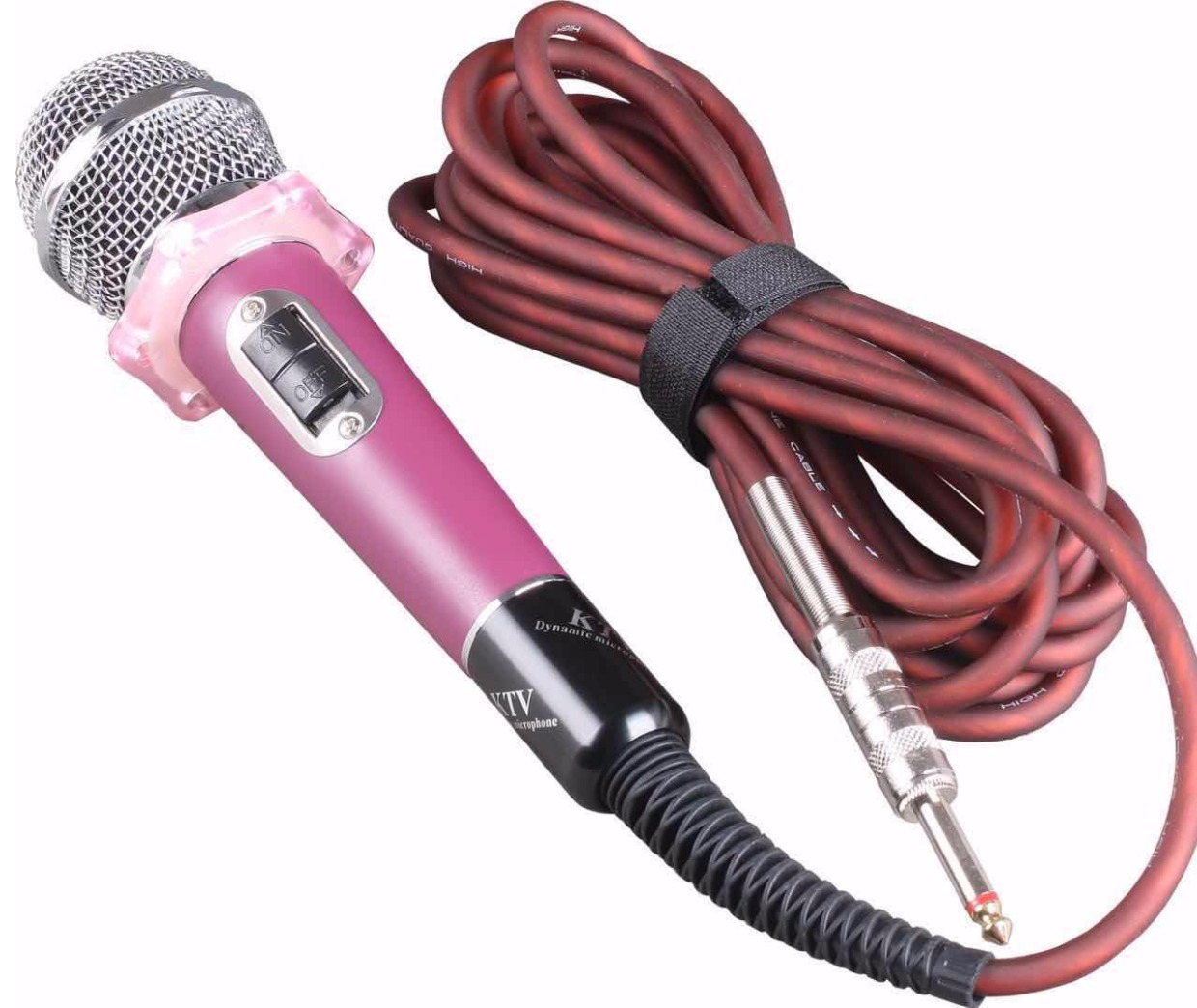 micro đeo tai Nhà sản xuất micro có dây di chuyển vòng tròn micro có dây chuyên nghiệp KTV có dây micro gia đình chống hú K bài hát karaoke OK micro đeo tai