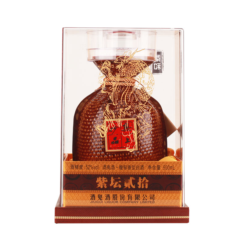 酒鬼酒紫坛柔和紫坛贰拾52度500ml*1瓶馥郁香型白酒单瓶评价- 淘宝网