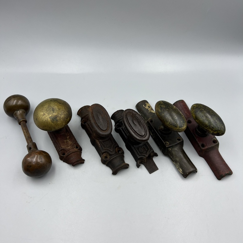 Authentic Old-Fashioned Antique Tools from the Republic of China Era, Old Shanghai Tools for Opening Doors, Various Door Handles from Old Western-Style Houses, Antique Collectibles