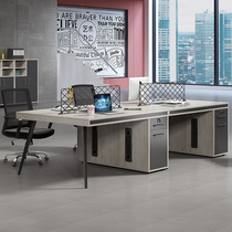 Staff desk chair combination minimalist modern double finance desk staff card holder computer desk 46 people bits furniture