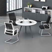 Office furniture plate small meeting table minimalist modern small round table negotiation table training table and chairs combined leisure table