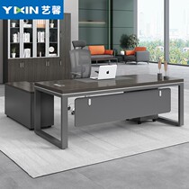 Large Bandai Boss Table Minimalist Modern Creative Fashion Open Head Manager Single Chair Combined Desk