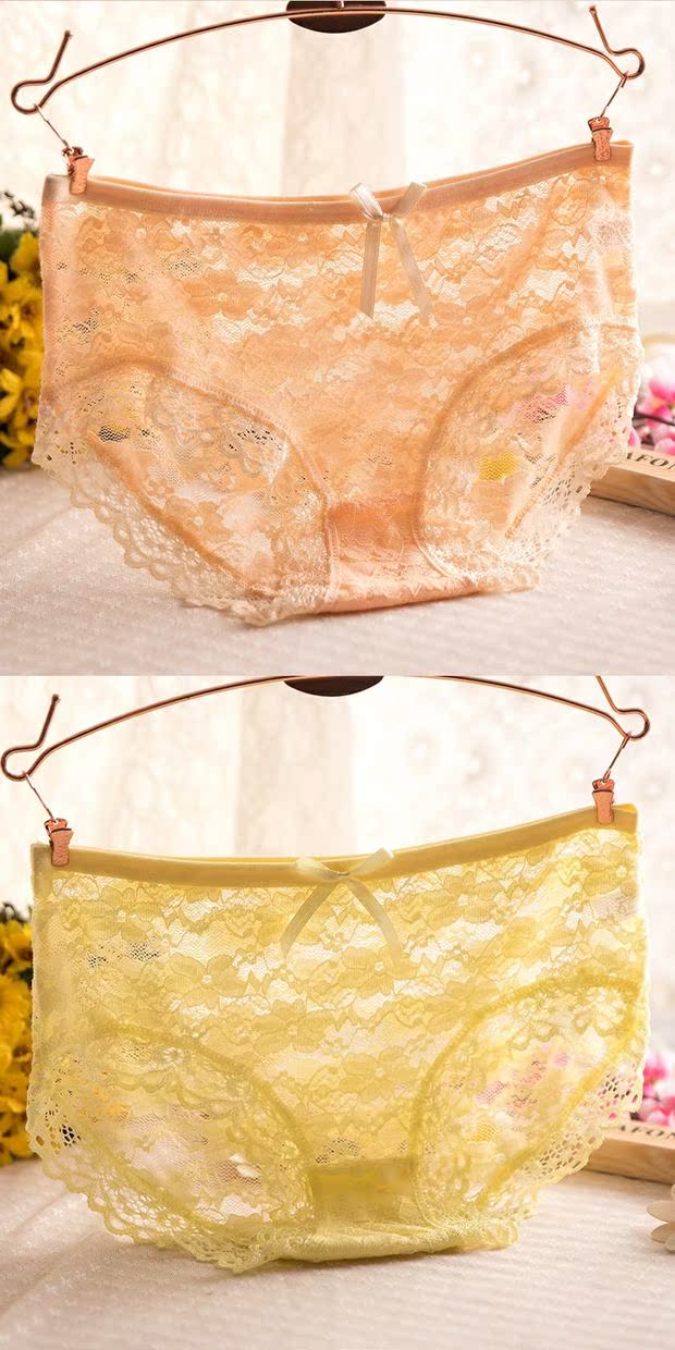 Áo lưới nữ trong suốt gợi cảm Vải cotton cám dỗ nhanh khô trong quần đùi tam giác bán buôn quần lót nữ trung niên