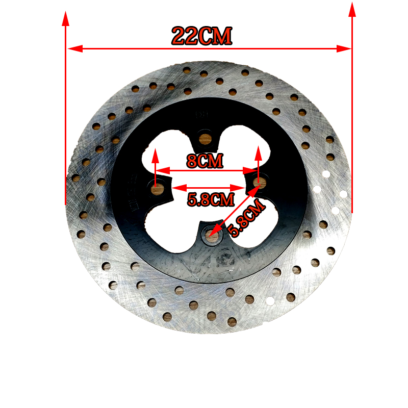 Phụ tùng xe máy Haojiang HJ125-150-2A-5B-8B Leopard Phanh đĩa phanh phía sau - Pad phanh bộ thắng đĩa trước wave