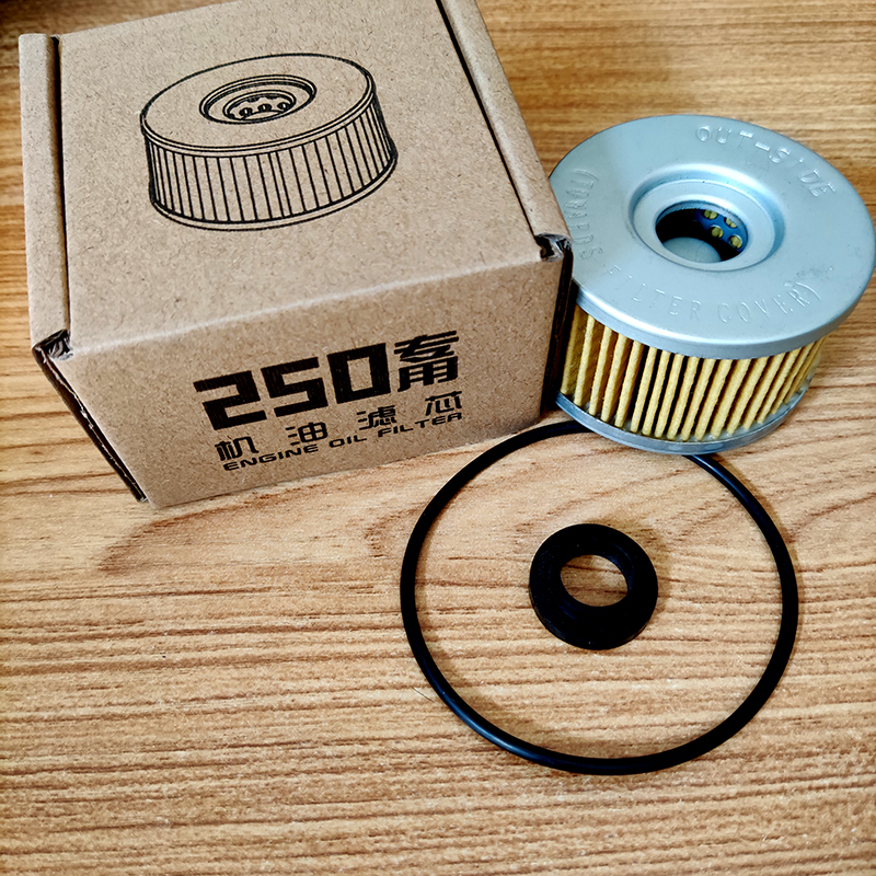 Shengshi Ghost ZT250-S R motorcycle parts Oil filter machine filter filter Oil filter core