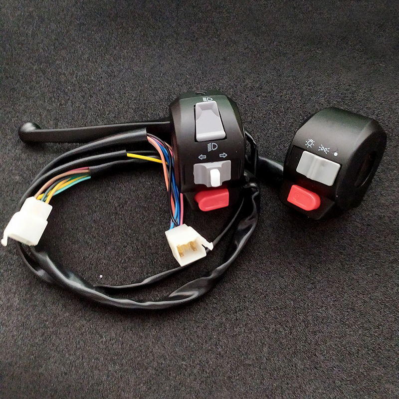 48125 150T small handsome Gothic tortoise ghost fire pedal moped booster locomotive left and right living room lamp horn switch button