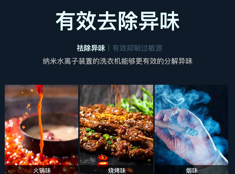 松下 XQG100-SD139 洗烘一体 滚筒除螨洗衣机 10kg 图7