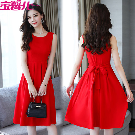 雪纺连衣裙女士春装2018新款女装韩版长裙显