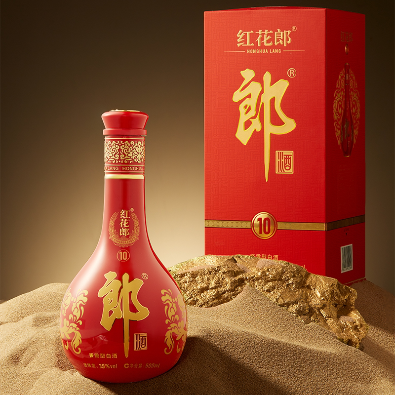 郎酒第五代红花郎10，酱香型白酒界的王者归来，整箱装让你宴请宾客更有