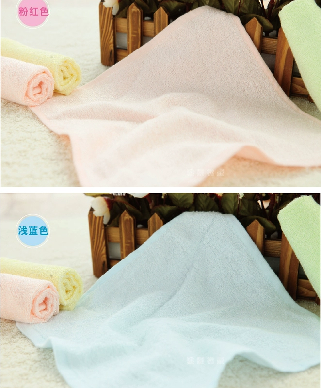 Jie Ya khăn sợi tre vuông nhỏ đàn ông trẻ và phụ nữ yếm bé hấp thụ mồ hôi rửa khăn khăn - Khăn tắm / áo choàng tắm khăn mặt cao cấp