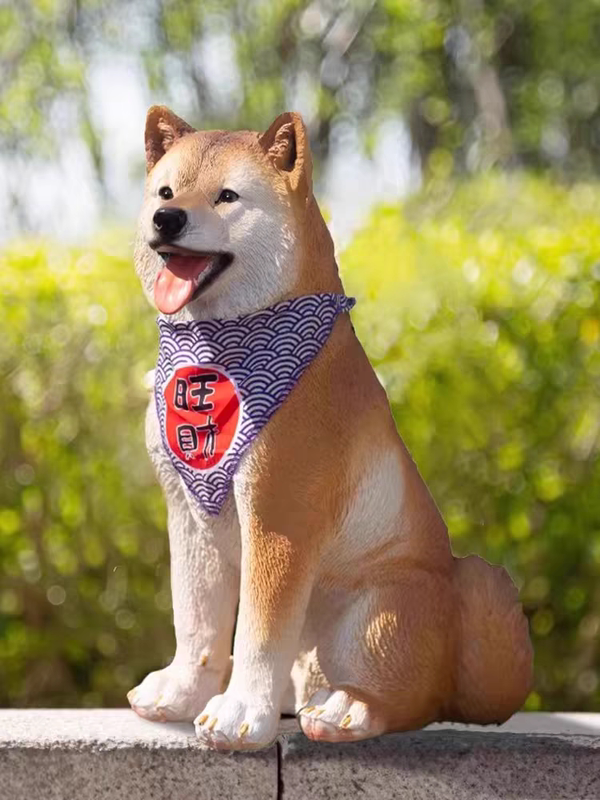 Simulated Puppy Model Resin Shiba Inu Corgi Wolfhound Golden Retriever Akita Teddy Home Decoration Patio Courtyard Ornament Simulated Puppy Model Resin Shiba Inu Corgi Wolfhound Golden Retriever Akita Teddy Home Decoration Patio Courtyard Ornament