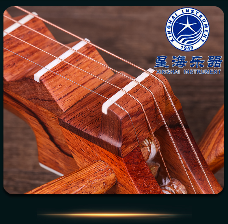 Bắc Kinh Xinghai 琵琶 8914-AA Austenus chơi gỗ hồng performance biểu diễn đánh bóng nhạc cụ quốc gia để gửi phụ kiện - Nhạc cụ dân tộc đàn cổ cầm giá bao nhiều