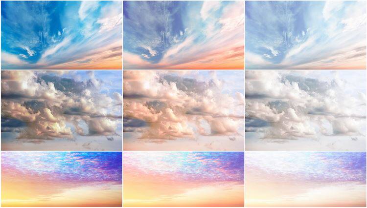 166组高清天空云彩叠加合成前景图片JPG摄影海报广告创意设计素材 vip免费下载