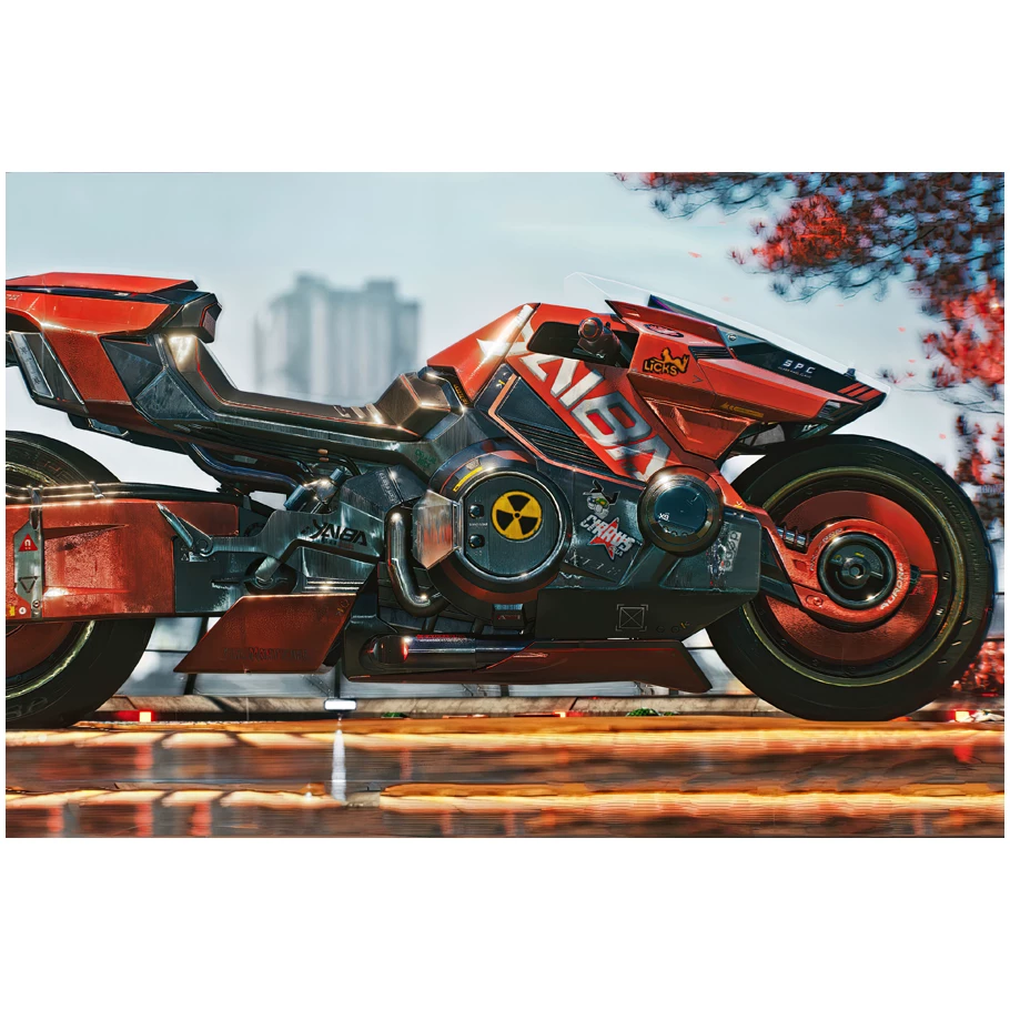 Постер игры Cyberpunk 2077, периферийное спортивное авто, металлический стиль, настенное стикер-комната, общежитие, спальня, декоративная картина
