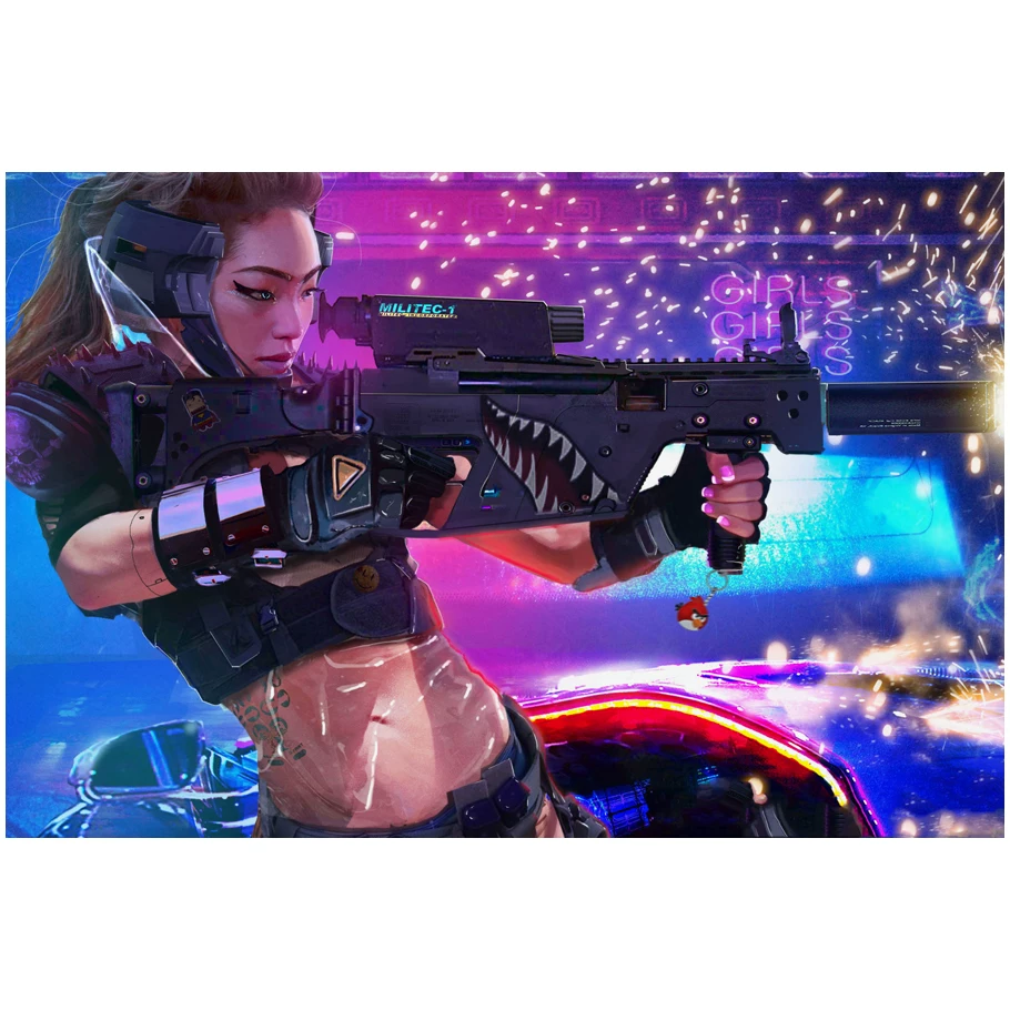 Постер игры Cyberpunk 2077, периферийное спортивное авто, металлический стиль, настенное стикер-комната, общежитие, спальня, декоративная картина
