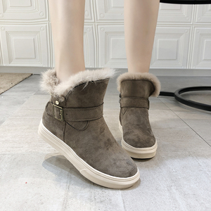 【超火】长绒保暖平底靴子