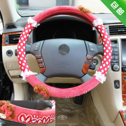 Мусс, кукла, руль, летняя универсальная мультяшная рукоятка на четыре сезона, впитывает пот и запах