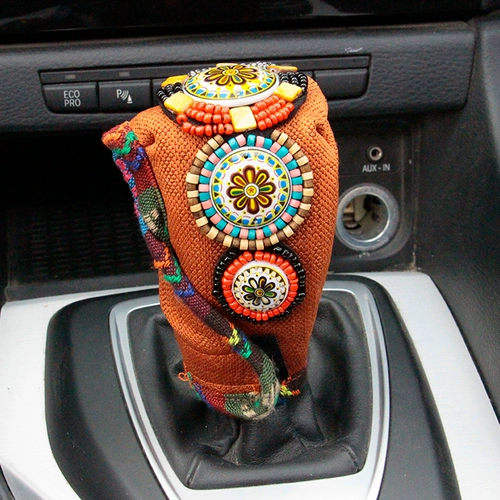 Этническая автоматическая универсальная рукоятка для автомобиля, этнический стиль