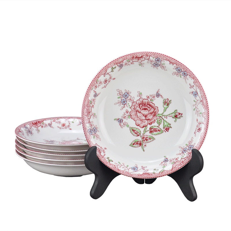 Ceramic plate set dish, home hotel Chinese ceramic tableware, rice plate, Yuxing creative microwave oven