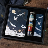 См. Crane Gui-Benzi Jiao Paper закладка Set-Blue-Yinyun