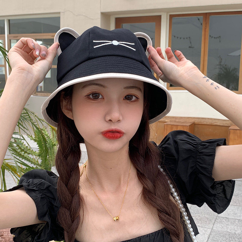 Fisherman Hat Children Spring Summer Han Edition Wave Casual 100 Lap Chic Day Ensemble Sweet And Cute Students Sunscreen Sun Hat