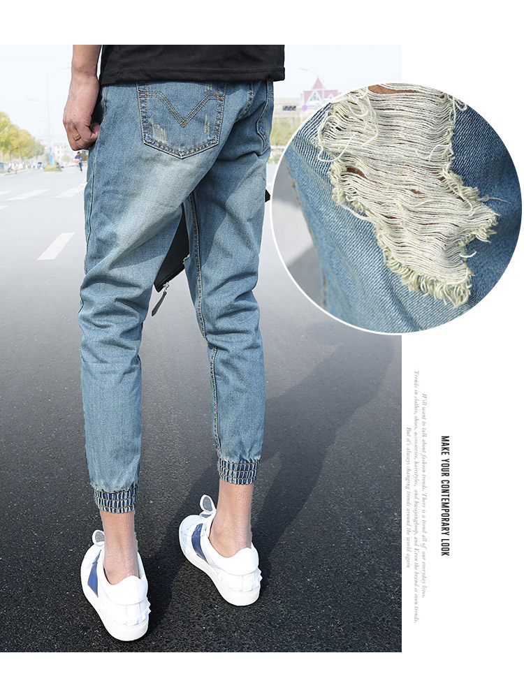 Jeans pour adolescent droite en vrac pour été - Ref 1461984 Image 28