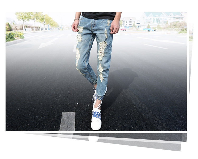 Jeans pour adolescent droite en vrac pour été - Ref 1461984 Image 24