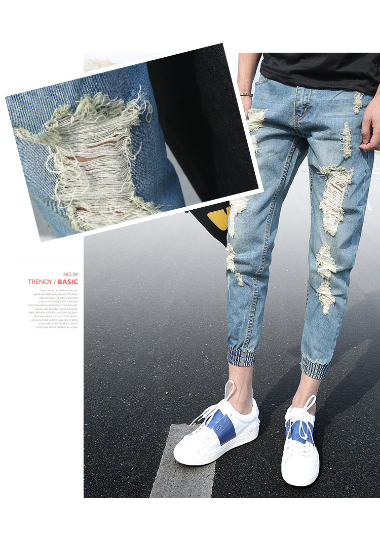 Jeans pour adolescent droite en vrac pour été - Ref 1461984 Image 23