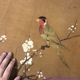 1:1 Song Huizong Zhao Ji's five-color parrot picture ancient famous painting replica art giclee decorative painting meticulous traditional Chinese painting