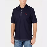 Tommy Bahama Дышащая летняя футболка polo, короткий рукав, свободный крой, защита от солнца