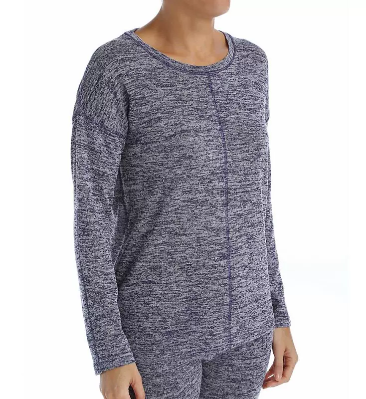 Bộ đồ ngủ của phụ nữ j Racer ngọn dài tay thon gọn thân thiện với làn da mềm mại Hoa Kỳ trực tiếp H746M - Pyjama