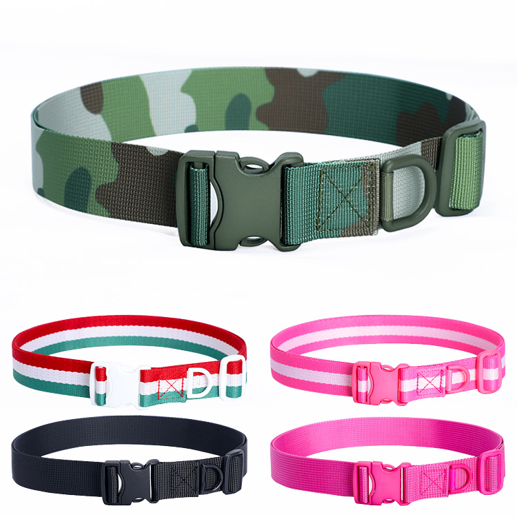 Children's belt Boys' Girl Scout Training Belt Primary and Secondary School Students Military Training Belt Big Boy Summer Camp Buckle Pants Belt