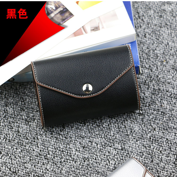 Nam Accordion Chủ thẻ đơn giản Chủ thẻ tín dụng công suất lớn dành cho nữ Thẻ tín dụng dễ thương Hàn Quốc ví cầm tay nam lv
