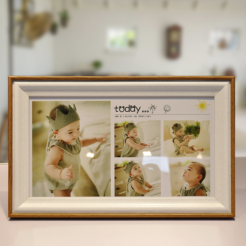 14-inch marriage certificate photo frame for couples and children registration photo frame gift table washing photo made into wedding photo baby